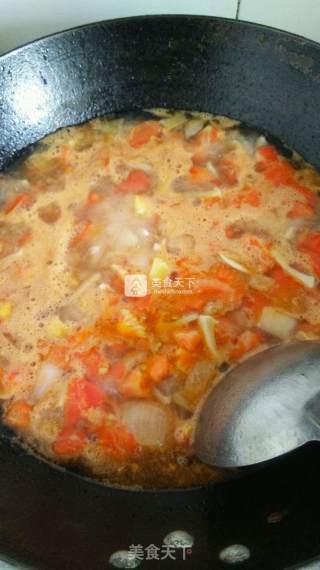 Tomato Sirloin Soup (clear) recipe