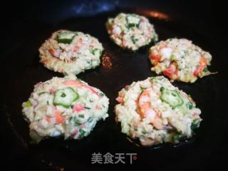 Shrimp, Tofu and Vegetable Pancakes recipe