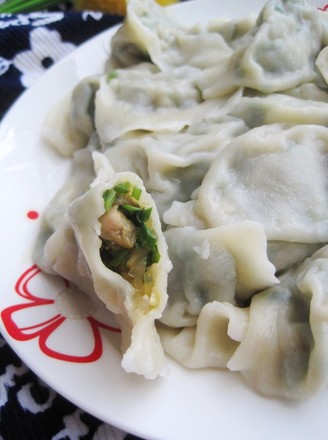 Leek and Fresh Oyster Dumplings recipe