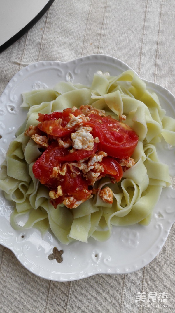 Tomato and Egg Cold Noodles recipe