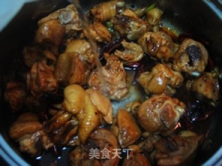 Good Luck and Good Fortune - Spicy Braised Chestnut Chicken recipe