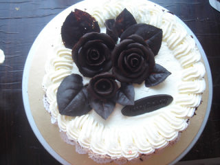 Chocolate Rose Cake recipe