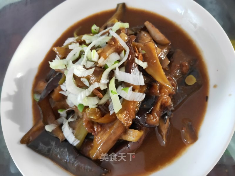 Braised Eggplant Peppers with Less Oil Sauce recipe