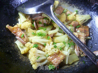 Curry Mantis Shrimp and Cauliflower recipe