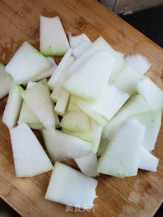 Shrimp and Winter Melon Soup with Minced Meat recipe