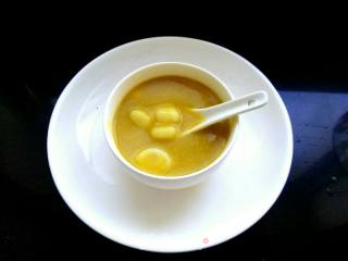 Pumpkin Soup with Glutinous Rice Balls recipe