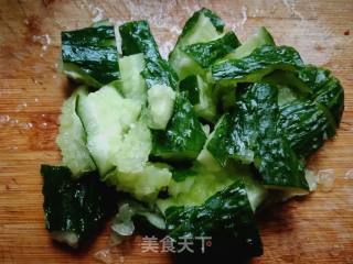 #团圆饭#mushrooms Mixed with Cucumber recipe