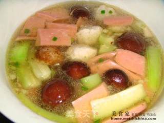 A Bowl of Fresh (with A Detailed Diagram of How to Make Fish Balls) recipe