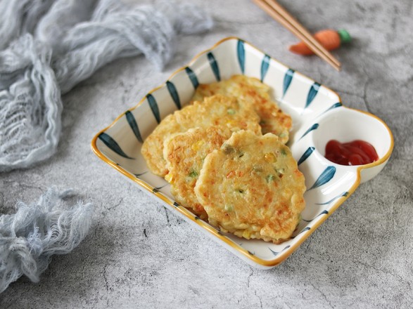 Mixed Vegetable Rice Pancakes recipe