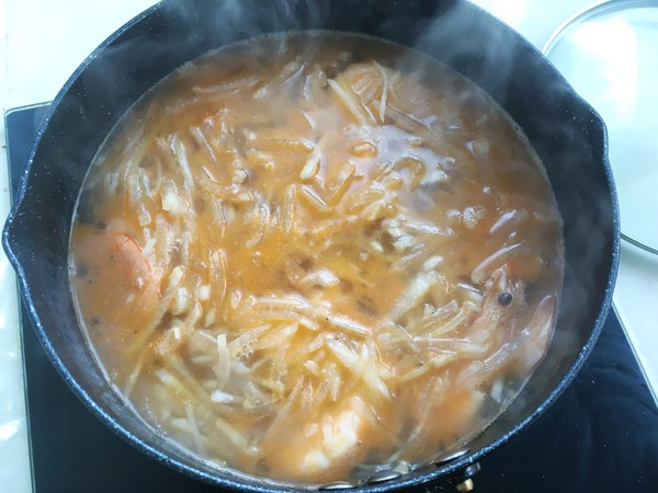 Shredded Radish Shrimp Soup recipe