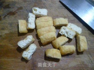 Stir-fried Oyster Mushroom with Tofu in Leek Oil recipe