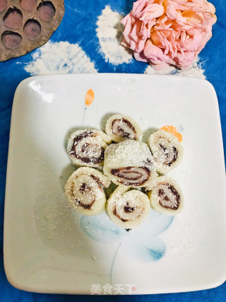 Red Bean Paste and Glutinous Rice Roll (mini Version) recipe