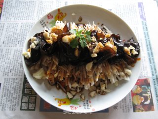 Sha Ge Fungus with Cold Sauce recipe