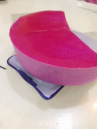 Dragon Fruit Mousse Cake recipe