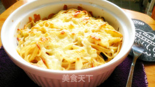 27's Cooking Diary-leftovers Turned Gorgeously "baked Sausage and Dried Fish Pasta" recipe