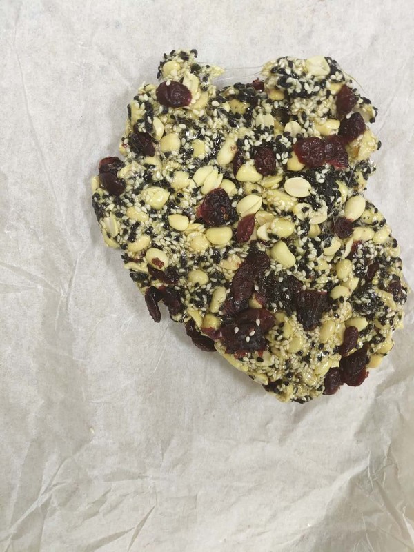 Cranberry Peanut Sesame Crisp recipe