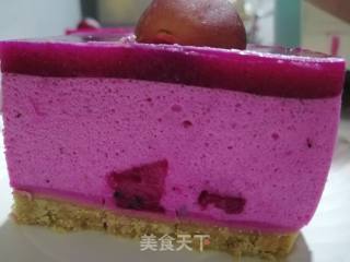 Dragon Fruit Mousse Cake recipe