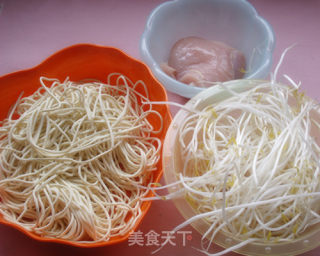 Sichuan Traditional Snacks~chicken Noodles recipe