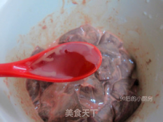 [pork Liver with Black Pepper and Tomato Sauce] recipe