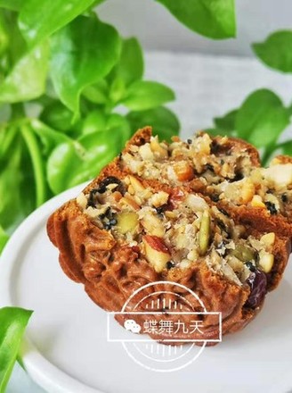 Super Conscience! Handmade Healthy Brown Sugar Whole Wheat Five-ren Cantonese Mooncakes recipe