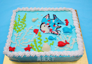 Underwater World Scene Cake recipe