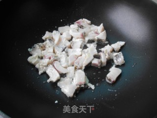 Three-color Fried Diced Fish recipe