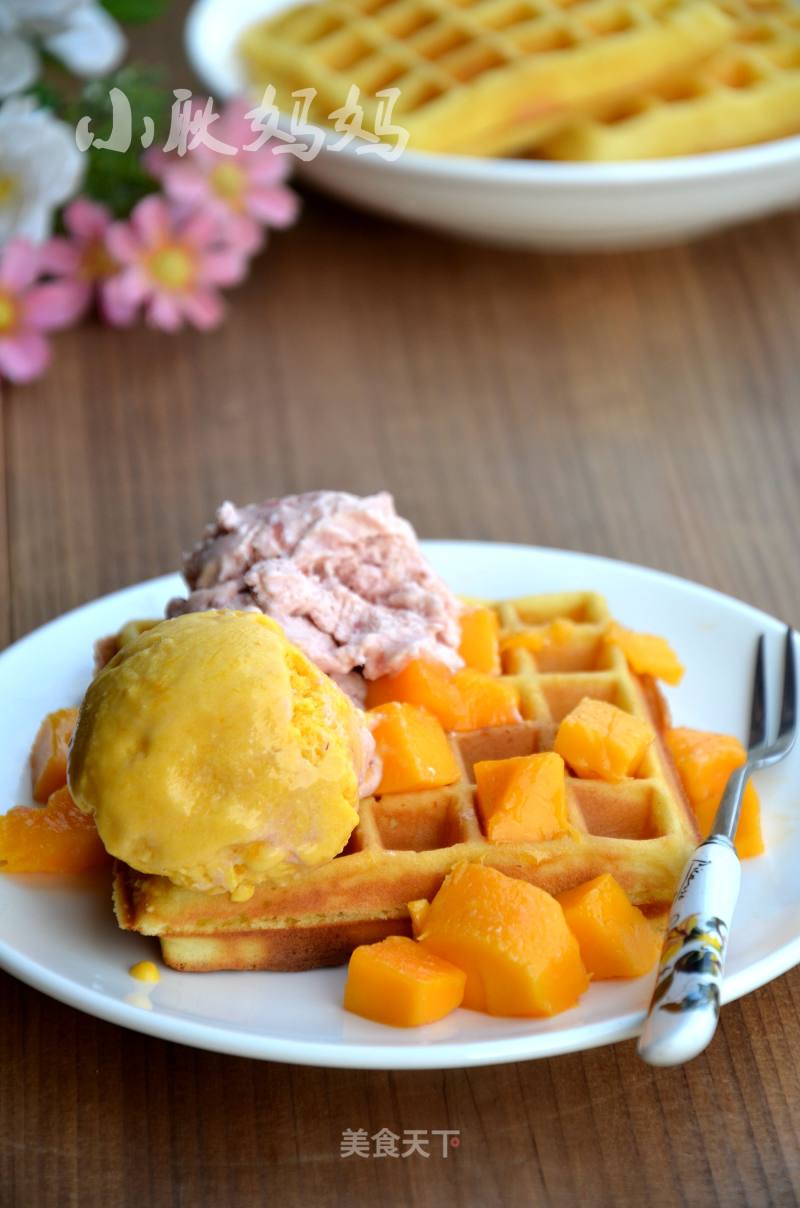 # Fourth Baking Contest and is Love to Eat Festival# Ice Cream Waffle recipe