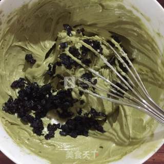 Matcha Grape Peach Biscuits recipe