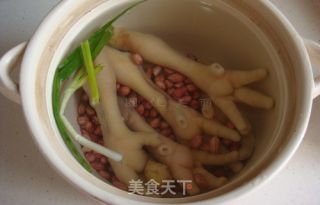 Chicken Feet with Wolfberry and Peanut in Clay Pot recipe