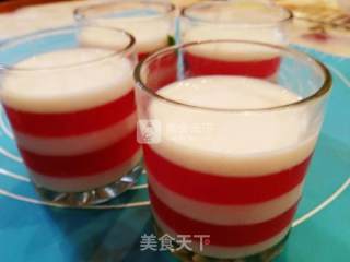 Watermelon Milk Pudding recipe