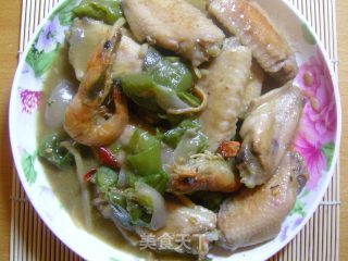 Green Curry Chicken Wings recipe