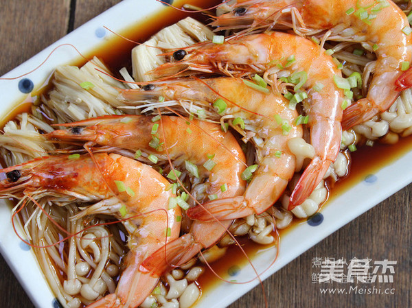 Shrimp Enoki Mushroom recipe