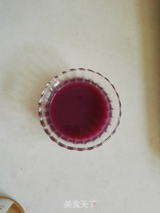 #trust之美#purple Sweet Potato Honey Sago recipe