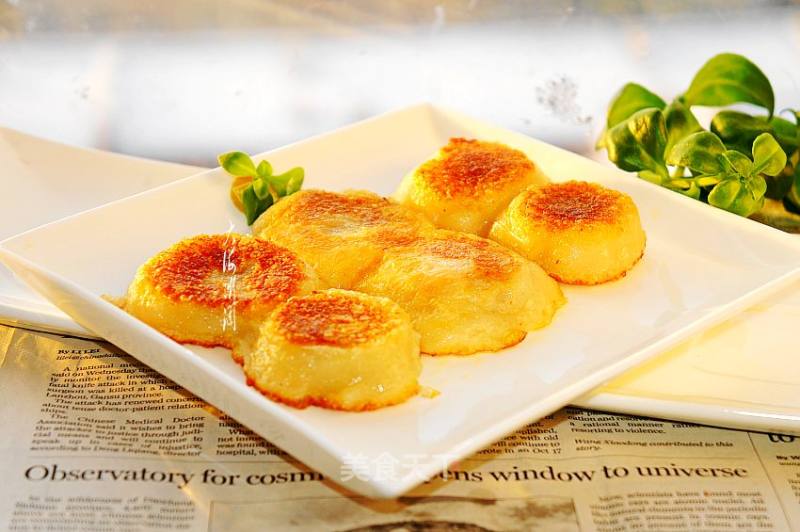 Pan-fried Glutinous Rice Noodle Sticky Bean Buns recipe