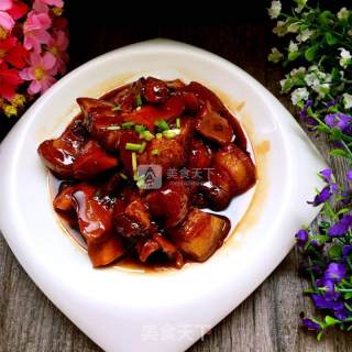 Dried Cuttlefish Braised Pork recipe