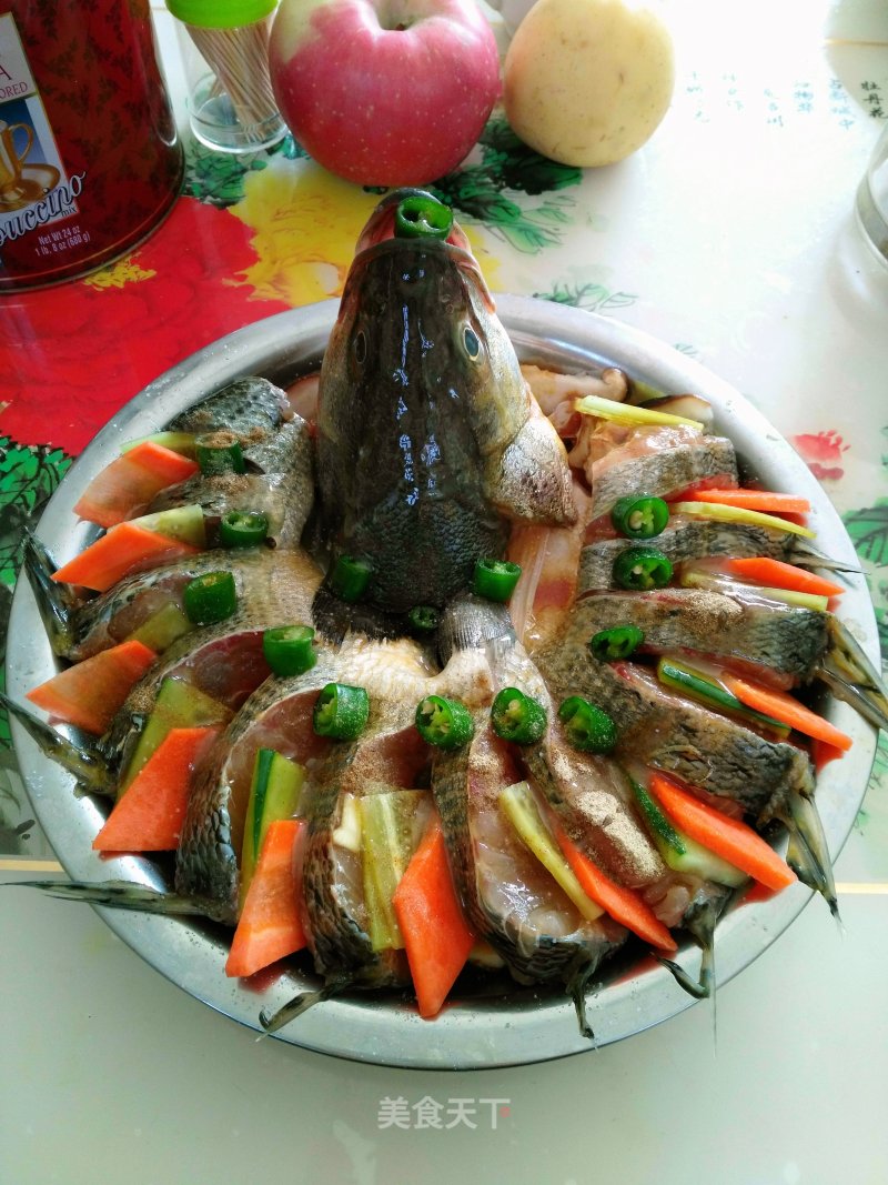 New Year's Eve Dinner-peacock Fish recipe