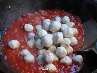 Fish Ball Rice in Tomato Sauce-trial Report of Golden Arowana Rice recipe