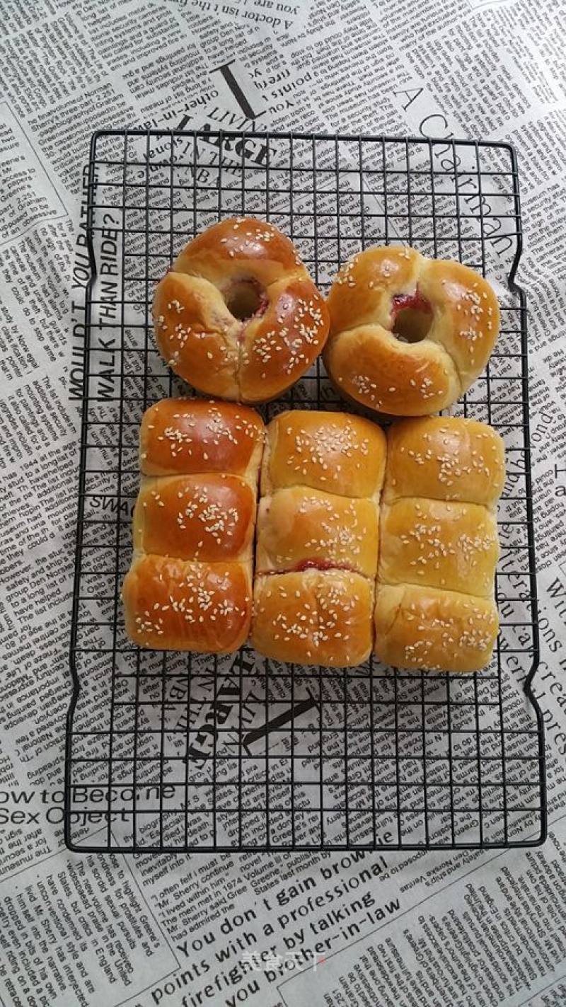 Dongling's New Product Dl-k30a Oven Experience with Strawberry Jam Bread (medium Species) recipe