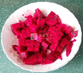 Old Yogurt with Red Pitaya recipe