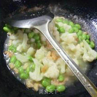 Edamame and Cauliflower recipe