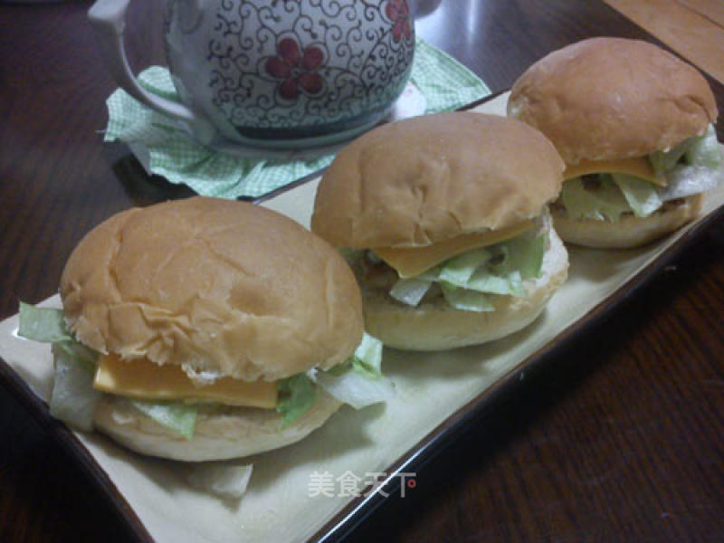 Sisters-pork Chop Mini Burger recipe