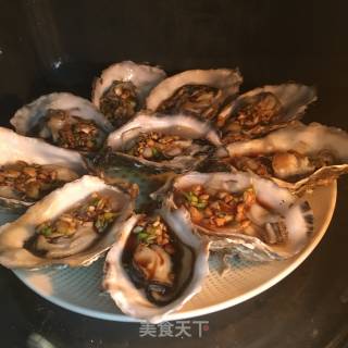 Microwave Version of Garlic Roasted Oysters recipe