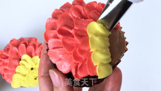 #trust之美#super Funny Turkey Cupcake, Chocolate Cupcake recipe