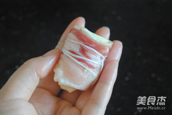 Steamed Bacon and Jade recipe