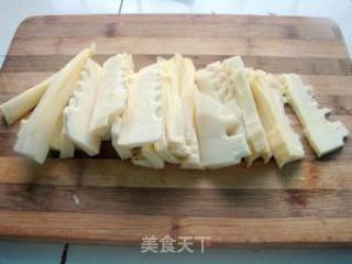 Sweet Bamboo Shoots with Pepper Fragrant Oyster Sauce recipe
