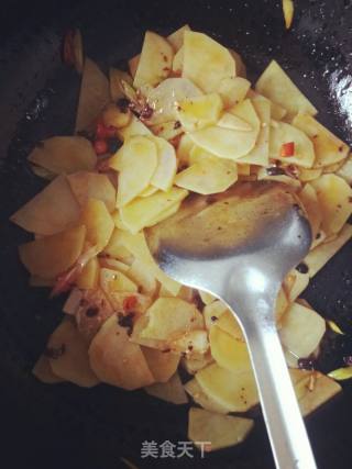 Beef Fried Potato Chips recipe