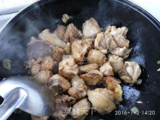 Little Stupid Chicken Stewed Mushrooms recipe
