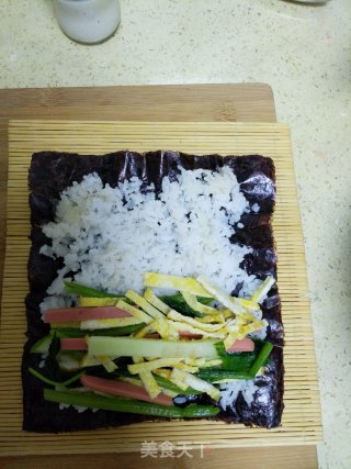 Spinach Double Sushi recipe