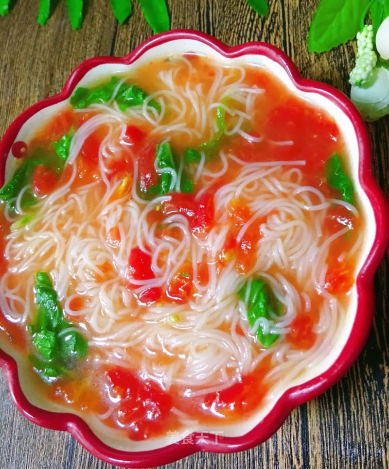Tomato and Cabbage Noodle Soup recipe