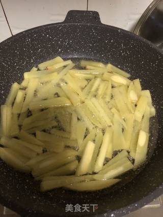 Roasted French Beans with Potatoes recipe